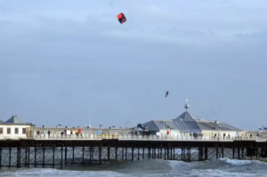 Lewis Crathern interview Kitesurfer who jumped Brighton Pier Photo by Martin Wells