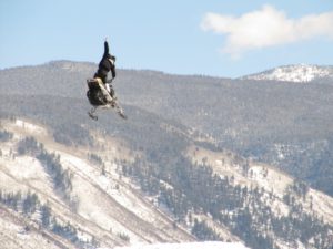 Ski and snowboard news Aspen again hosts Winter X Games 2011 Flickr CC image of x games Snowmobiler by Philip Nelson