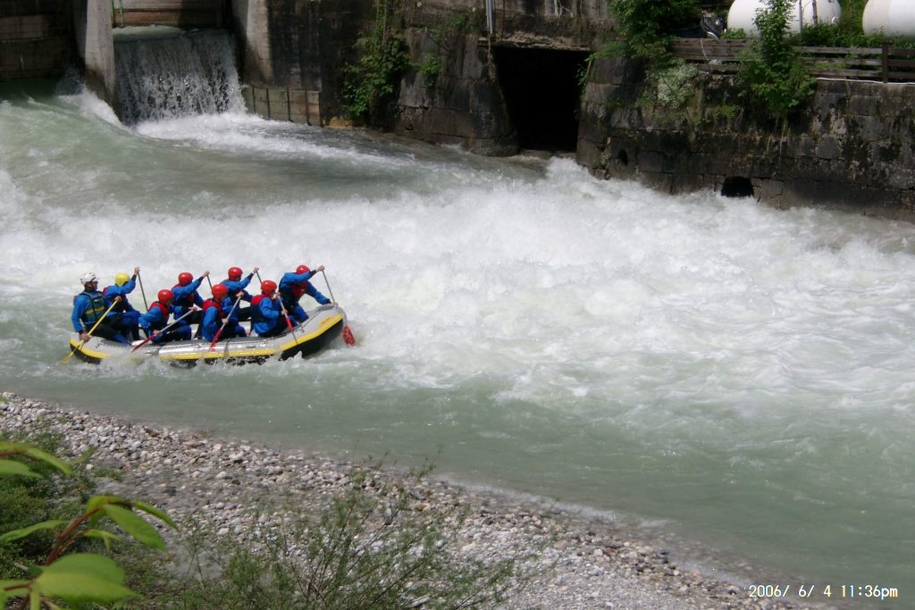 Bavarian summer adventures in Germany Try rafting in Berchtesgaden Image courtesy of R E T Berchtesgaden www.raft-mit.de