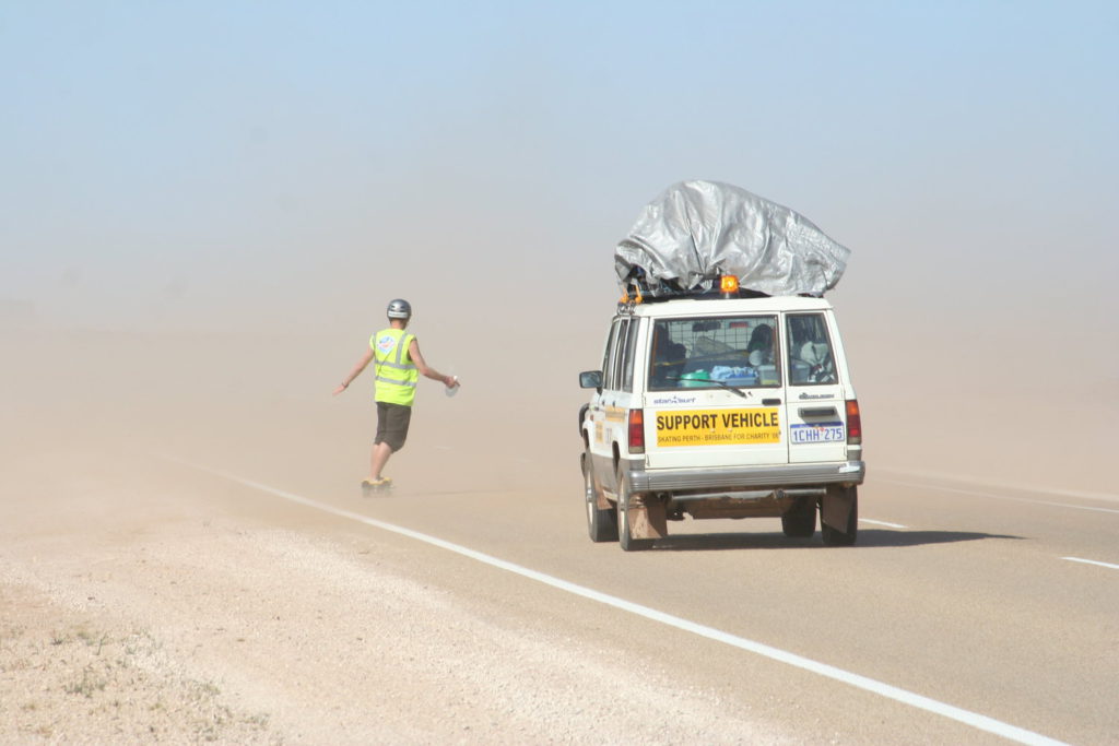 Creatively adventurous skateboarding 1000 miles