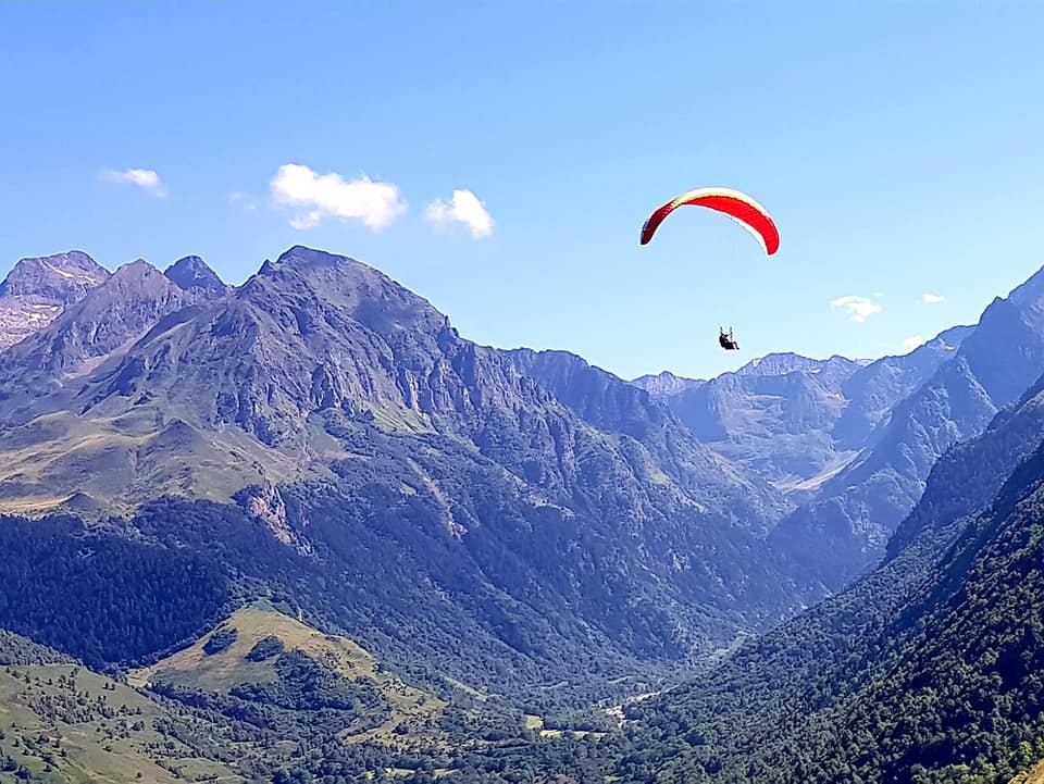 Paragliding in Louron Valley perfect for Over 50s adventure holidays: Best adventures for an older crowd