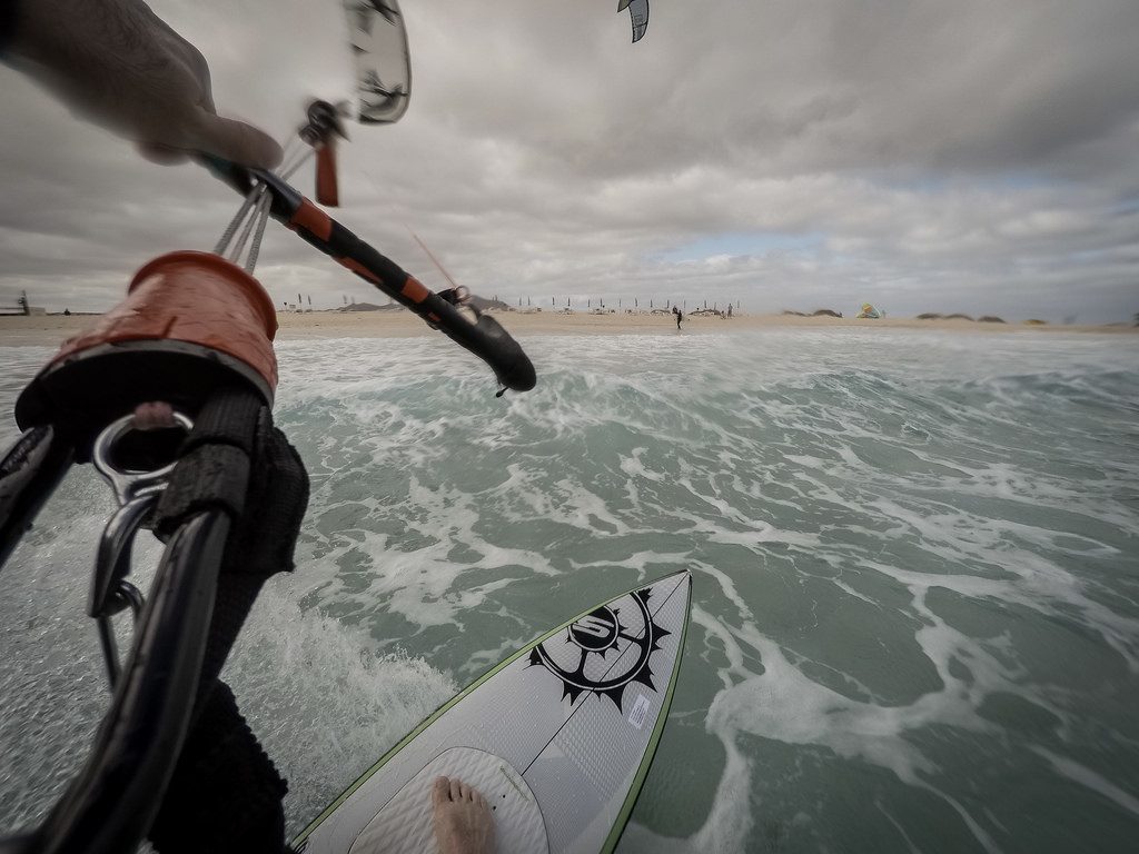 Guide to Fuerteventura kitesurfing holidays on a budget Flickr CC image of Corralejo by Felixphotography.de