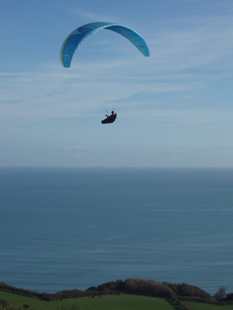 Guide to Bournemouth paragliding holidays and day trips Flickr CC Image by Lets Go Out Bournemouth and Poole