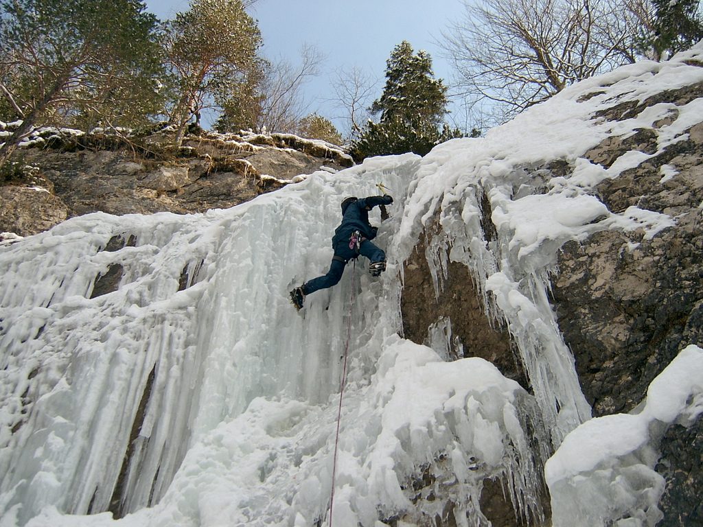 Ice climbing one of the best activities in slovenia - CC Flickr image by Danilo Tic