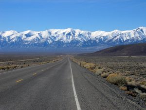 Overland adventures US route 50 in Nevada one of the 3 loneliest roads in the world Wikimedia commons image by Ron Reiring