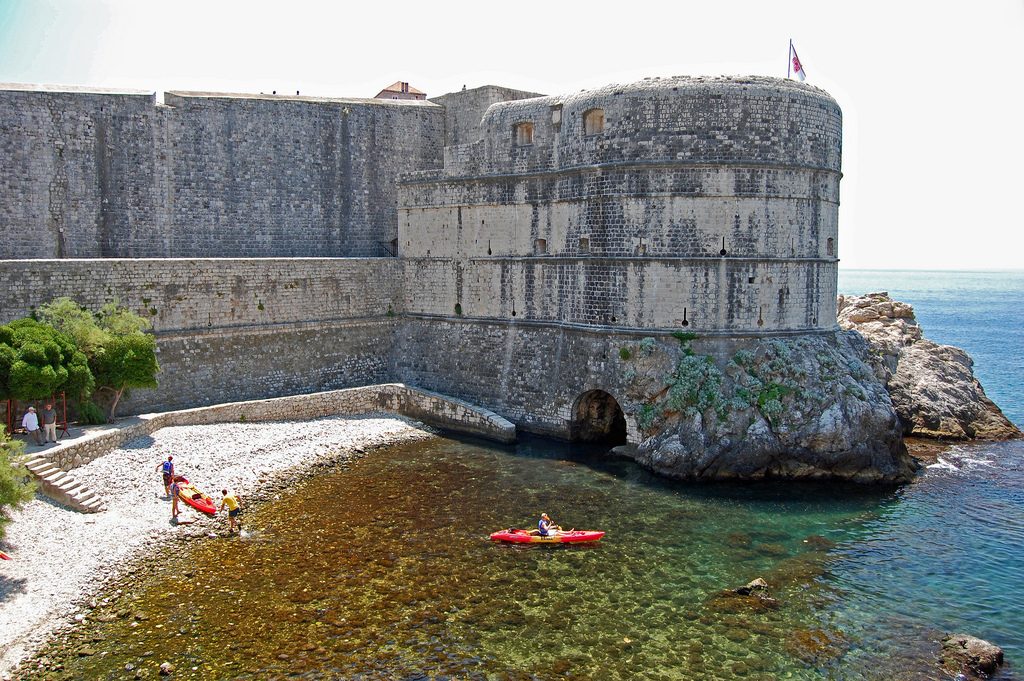 Top 5 Croatian kayaking destinations Best Croatia kayak holidays Flickr CC image of Dubrovnik by P Gonzales