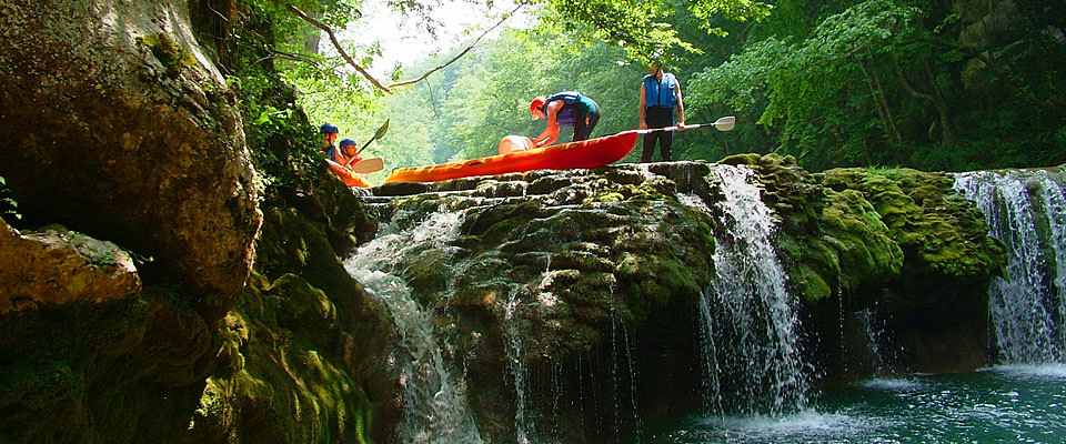 Top 5 Croatian kayaking destinations Best Croatia kayak holidays Flickr CC image of Mreznica by Raftrek Adventure Travel
