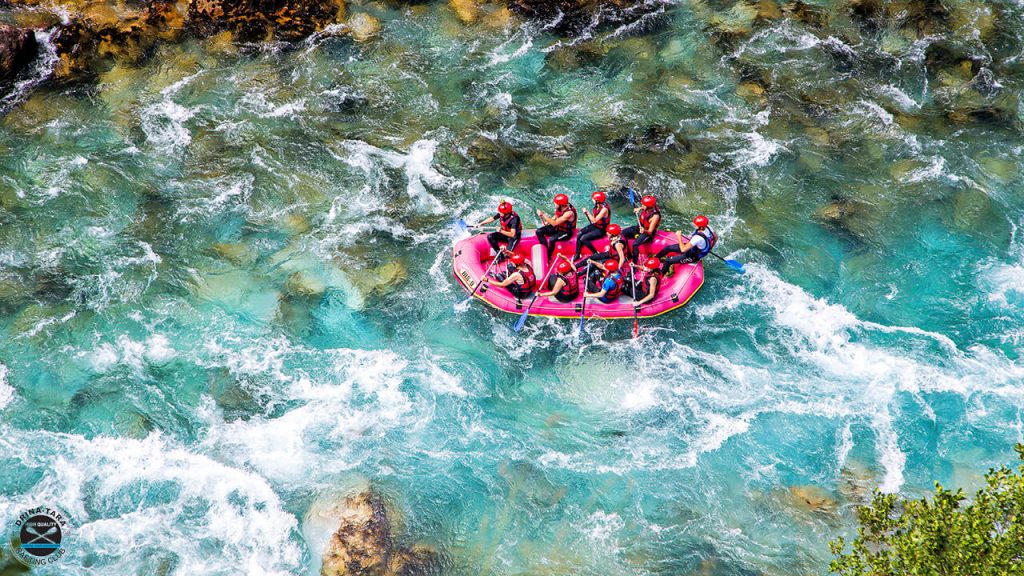 Guide to Europe rating holidays Tara Canyon whitewater rafting in Bosnia Image courtesy of Drina-Tara Rafting Centre