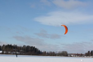 Finland Snowkiting Wikimedia Commons image by Annelis