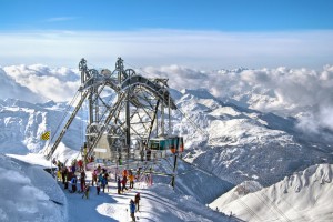 Top of Aiguille Rouge lift in Les Arcs Flickr Image by Colin Capelle