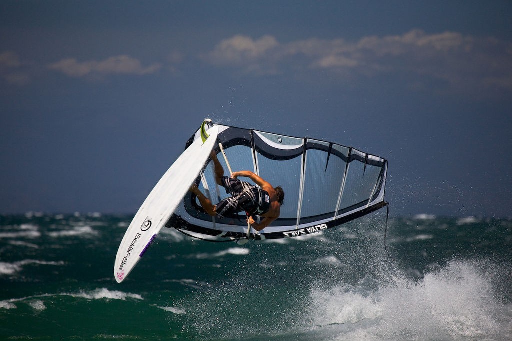 Head to Porto Polo Sardinia for some of the best winter windsurfing in Europe Wikimedia image by Eigen werk