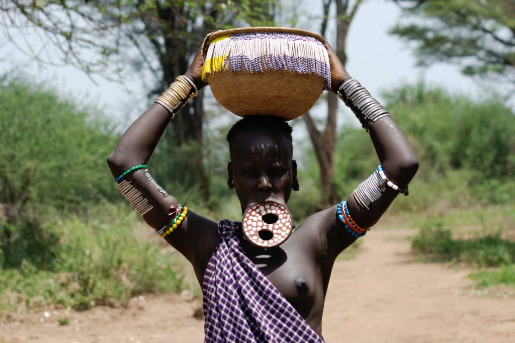 Ethiopia overland adventure to the Omo Valley lip plate people