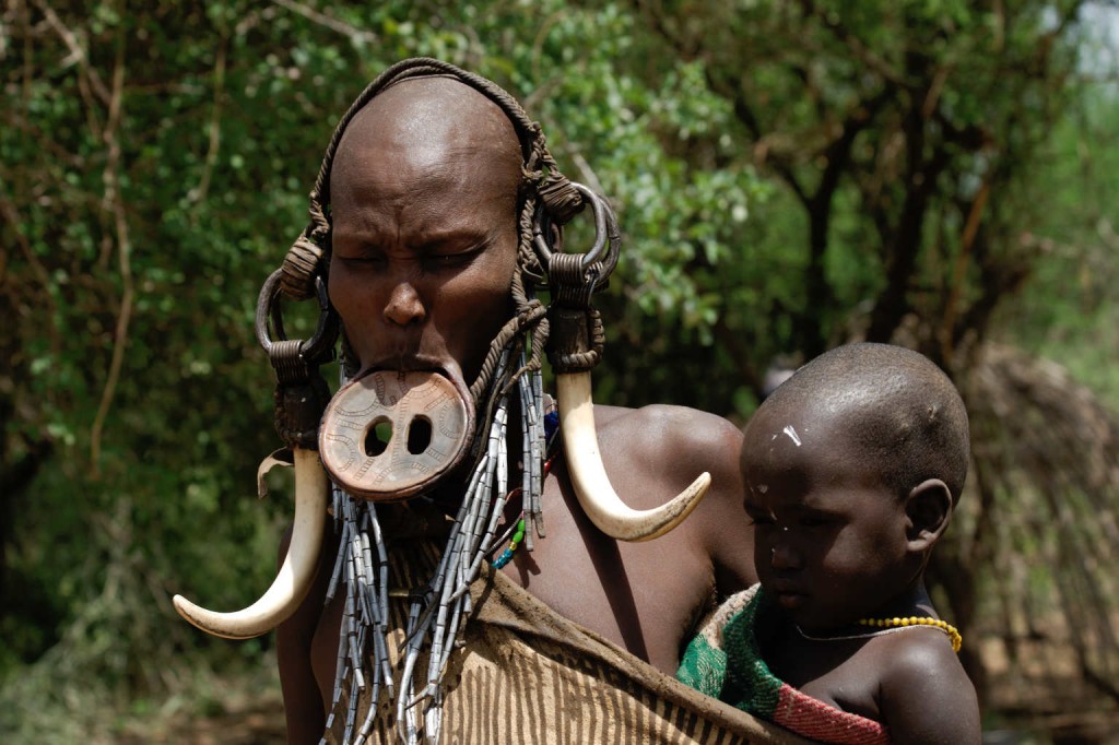 Ethiopia overland adventure to the Omo Valley lip plate people
