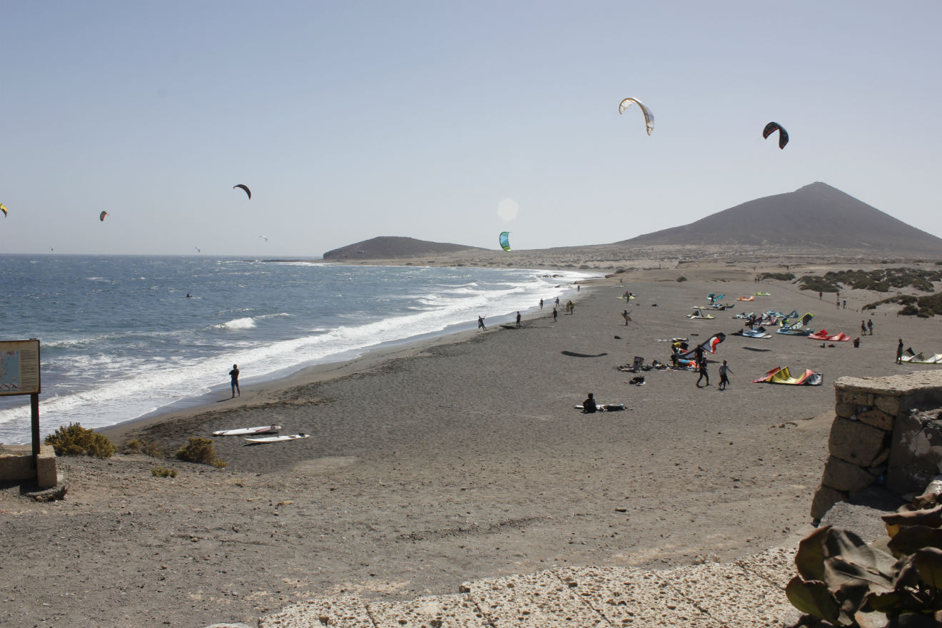 El Medano Kitesurfing European style