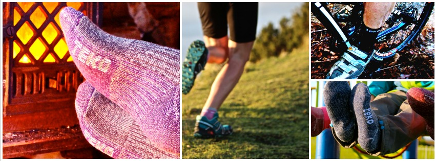 Review of Teko eco-friendly socks High performance sports footwear montage