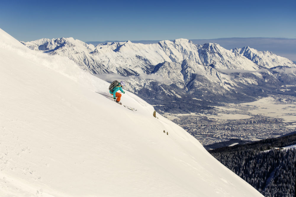 Freeride Nordkette in Innsbruck By Christian Vorhofer © 2010 TVB Innsbruck