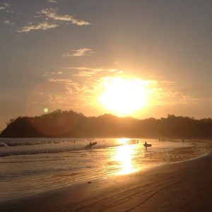 Surfing in samara Costa Rica photo by Tamsin Ross Van Lessen