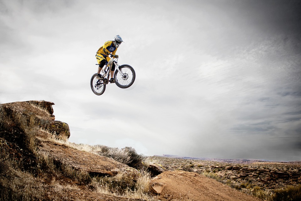 MTB styles and disciplines Guide to the different types of mountain biking freeride MTB in Utah Pixabay royalty free image
