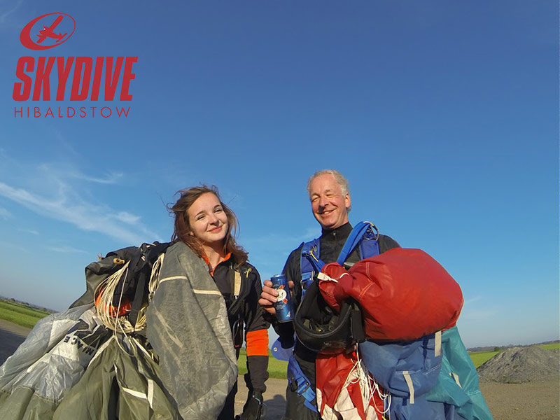 Journey from zero skydives to becoming a skydiving instructor - Image by skydive Hibaldstow