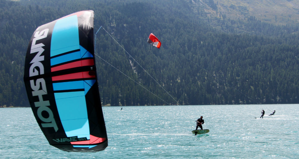 Lake Silvaplana kitesurf holiday in Switzerland