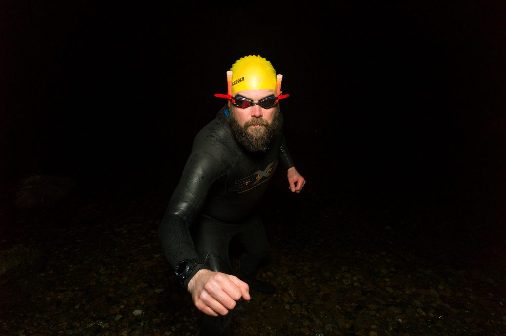 Starman mid-distance night triathlon in Scotland