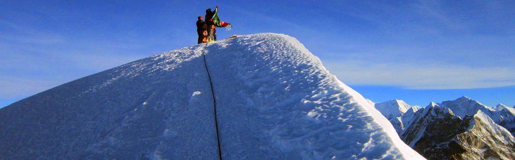Beginner mountaineering in Nepal Mera Peak is one of the 4 best Nepalese trekking peaks Image courtesy of Explore Himalaya
