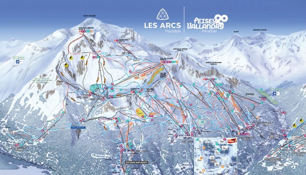 Review of the Great British Celebration in Les Arcs 2017 Les arcs piste map Review of the Great British Celebration in Les Arcs 2017 Les arcs piste map