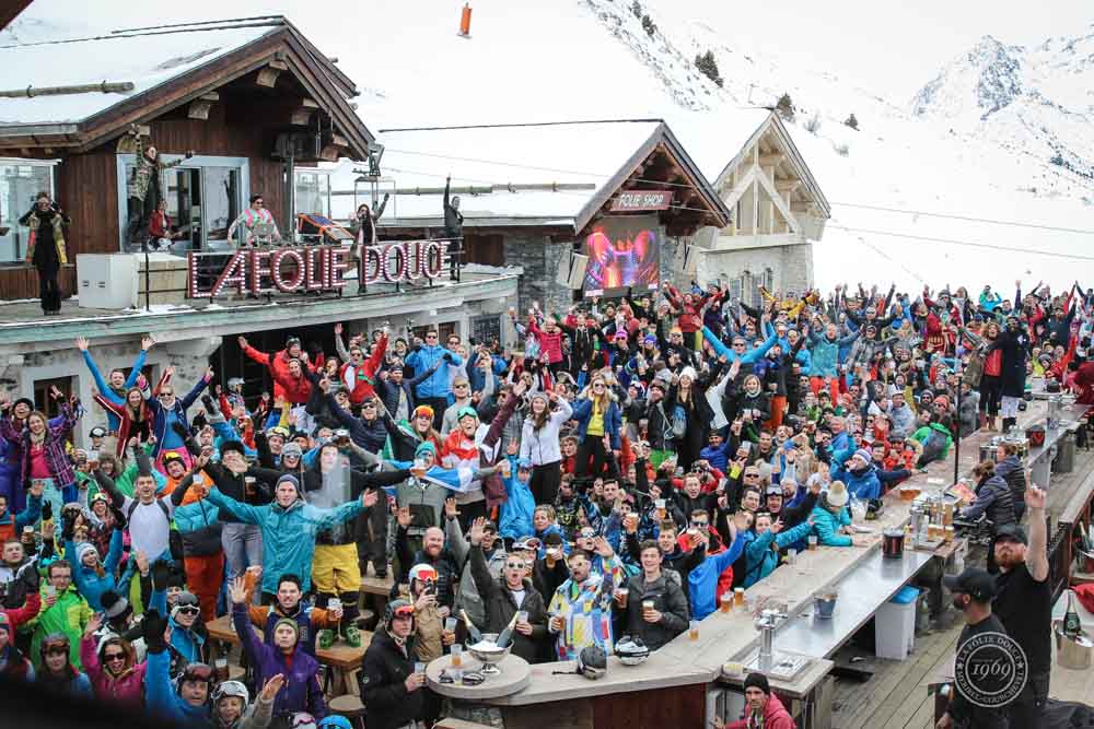 Folie Douce apres ski meribel - Top ski resorts for snowboarding in Europe