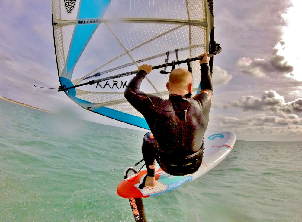 What is windfoiling My experience of windsurf hydro foiling foil jump by Tez Plavenieks What is windfoiling My experience of windsurf hydro foiling foil jump by Tez Plavenieks