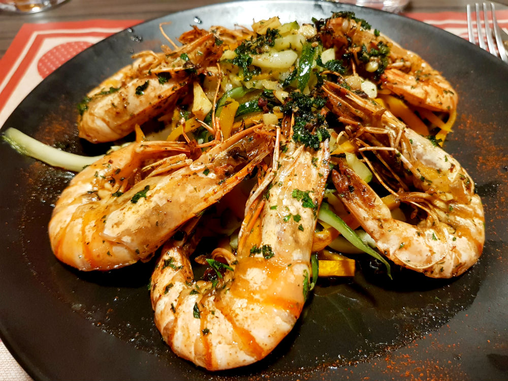 Dinner at restaurant l'Escapade in Loudenvielle during French Pyrenees adventure holiday review