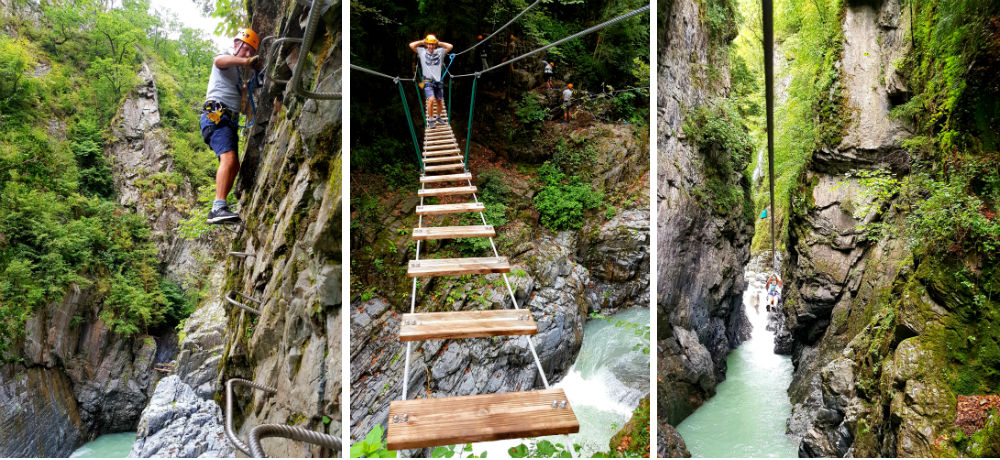 Ziplining Via Ferrata and Swing bridges with Luztyrolines in French Pyrenees