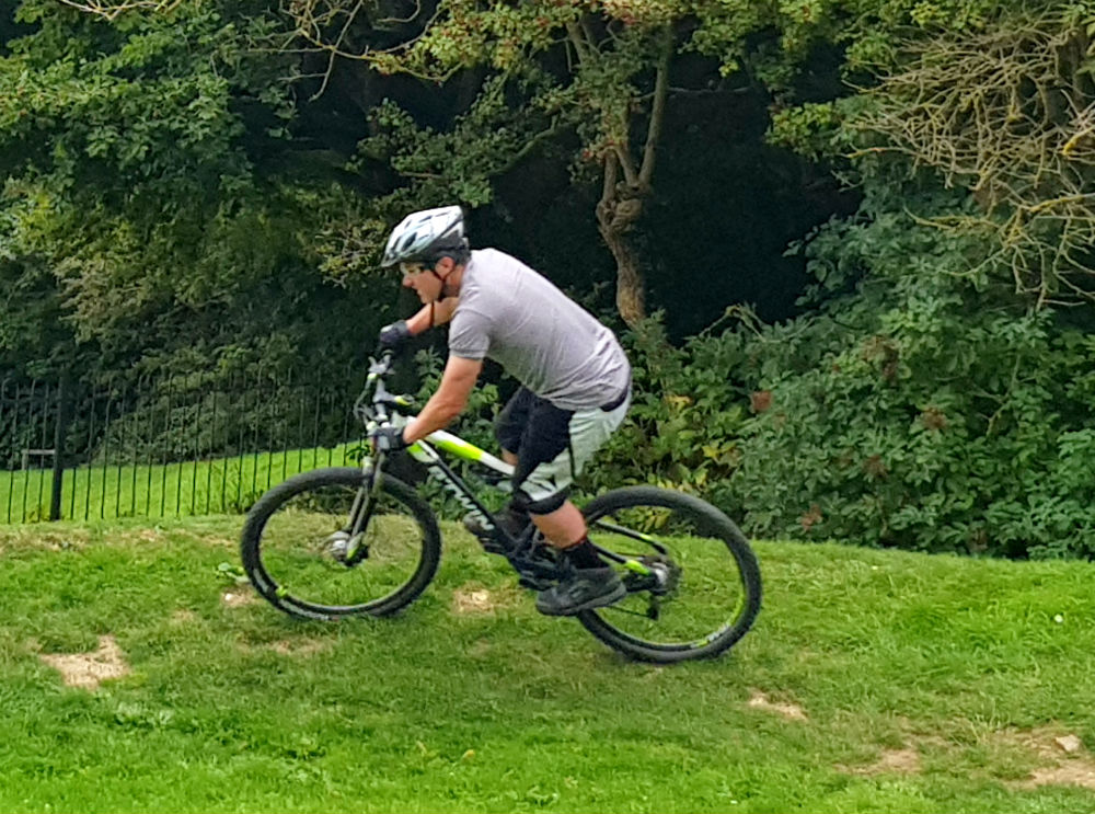 BTWIN Rockrider 560s at Newhaven pump track