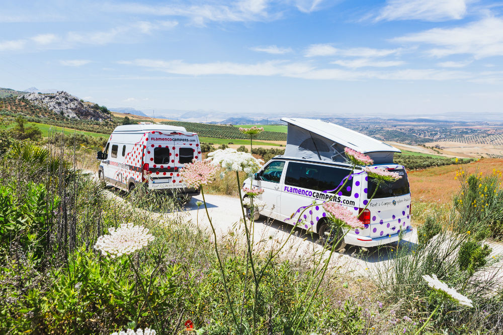 Road trip adventure campervan in Spain and Portugal Image from Flamenco Campers