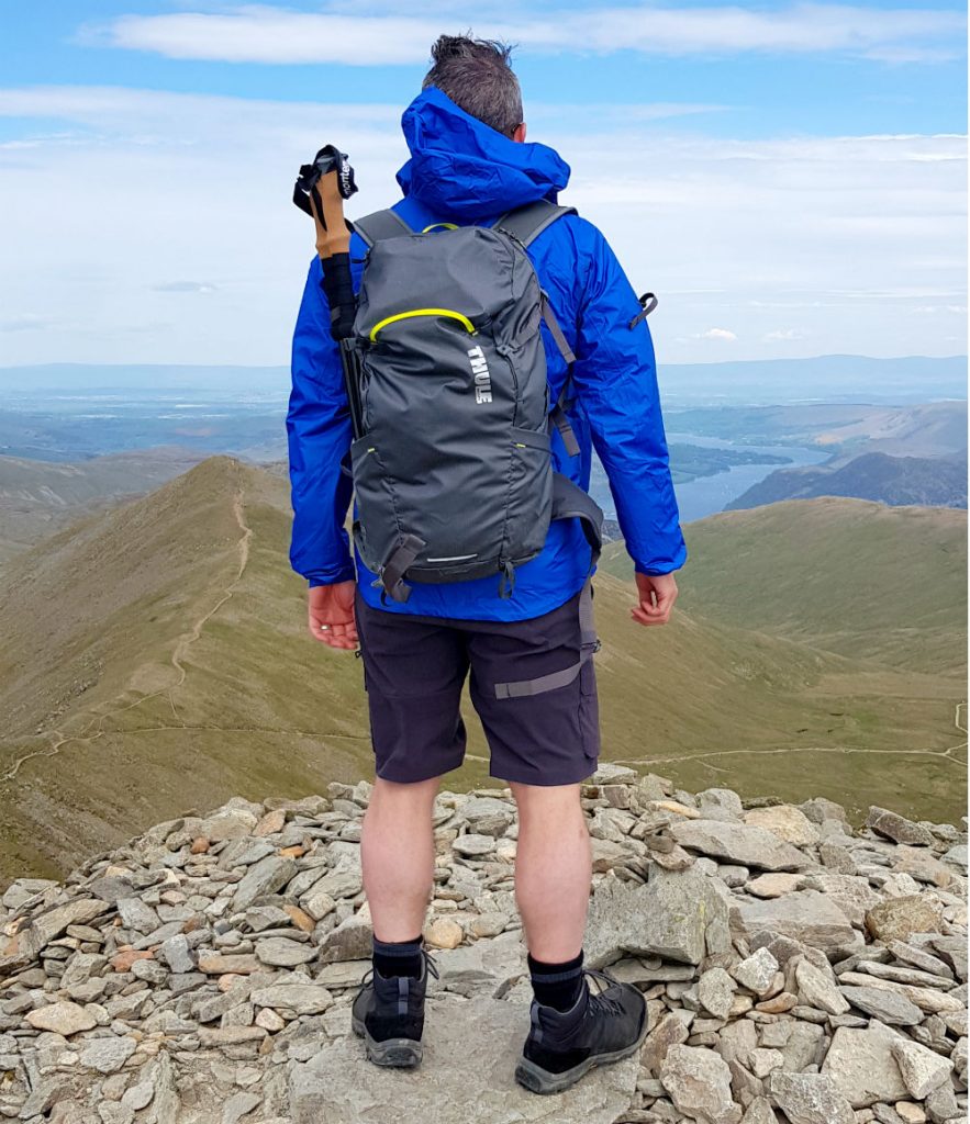 Review of Thule Stir 28L Versatile lightweight backpack on Helvellyn Lake District