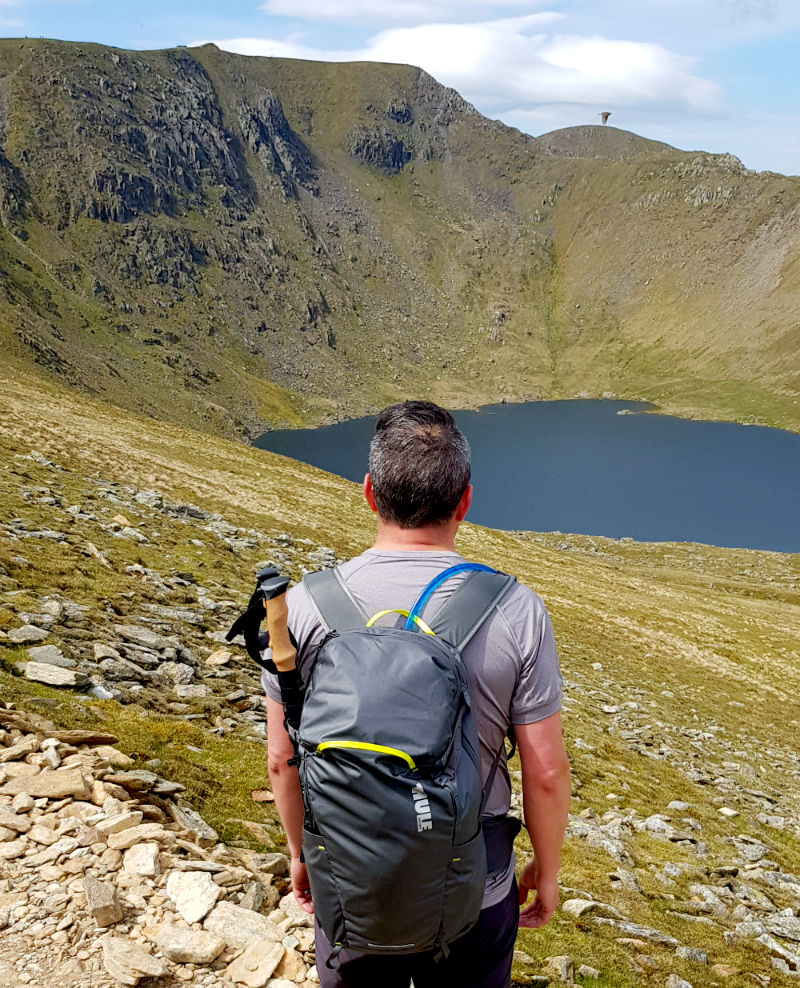 Review of Thule Stir 28L Versatile lightweight backpack towards helvellyn