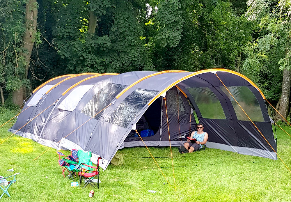 Skandika Gotland 6 review Easy to pitch large family tent with awning
