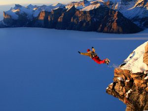 How to keep extreme sports safe: Reduce adventure travel risk Pixabay royalty free image of BASE jumping