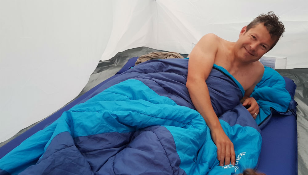 Skandika Blue Night Sleepyhead 7 review Double self-inflating mattress with pillow