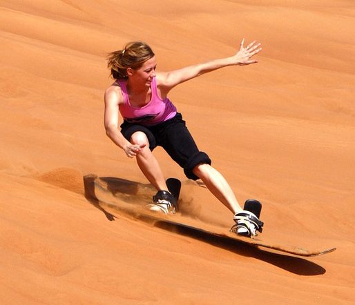 Arabian Adventures sandboarding one of the best outdoor activities in Riyadh Pixabay royalty free image