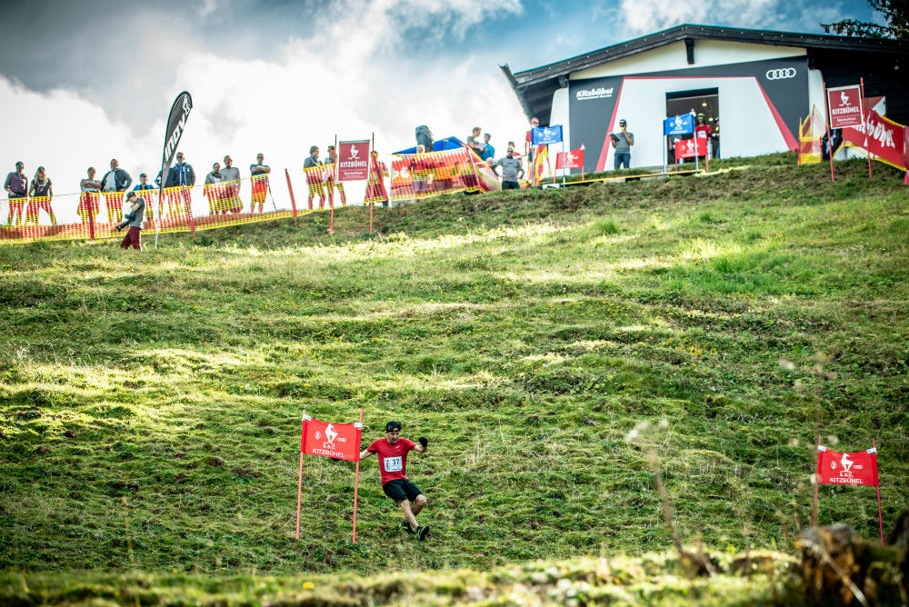 Run down Hahnenkamm in Kitzbuhel World's craziest trail running event ©Michael_Werlberger
