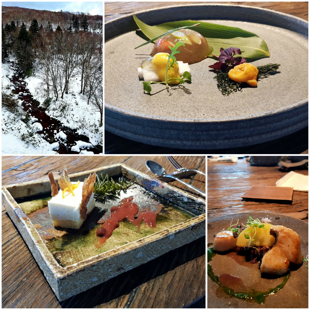 First direct Europe to Hokkaido flight Food near Niseko in Hokkaido, Japan