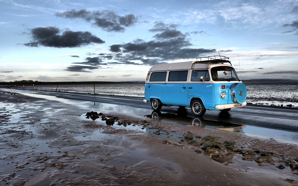 VW Camper: Adventure travel legend and action sports icon Royalty free image from pixabay