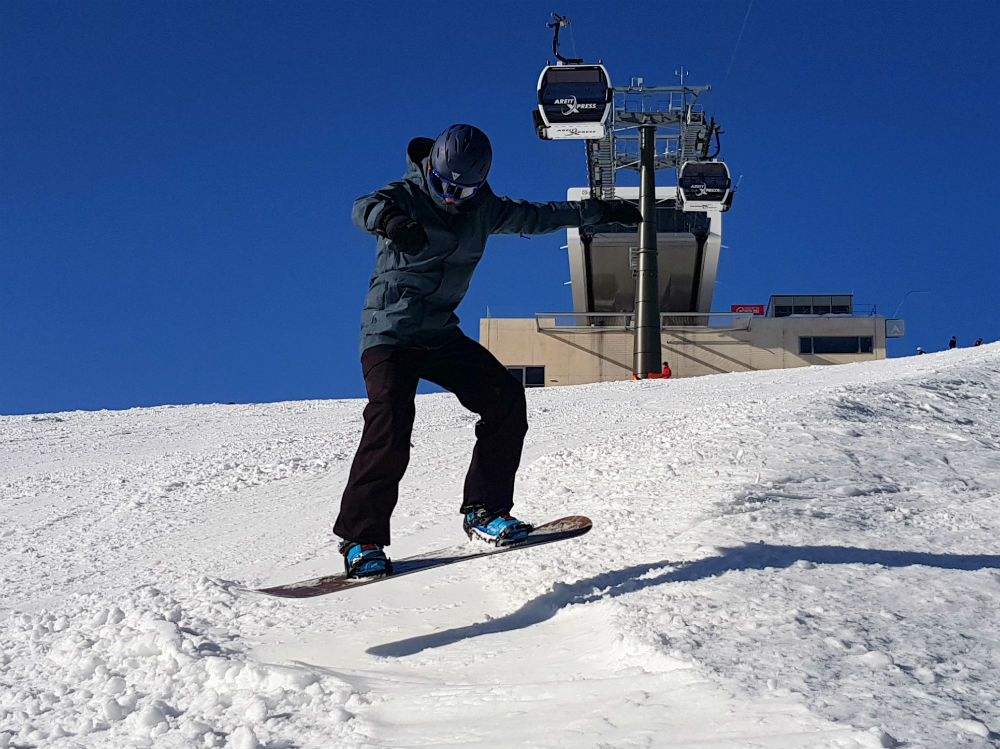 Review of snowboarding holiday in Zell am See Austria