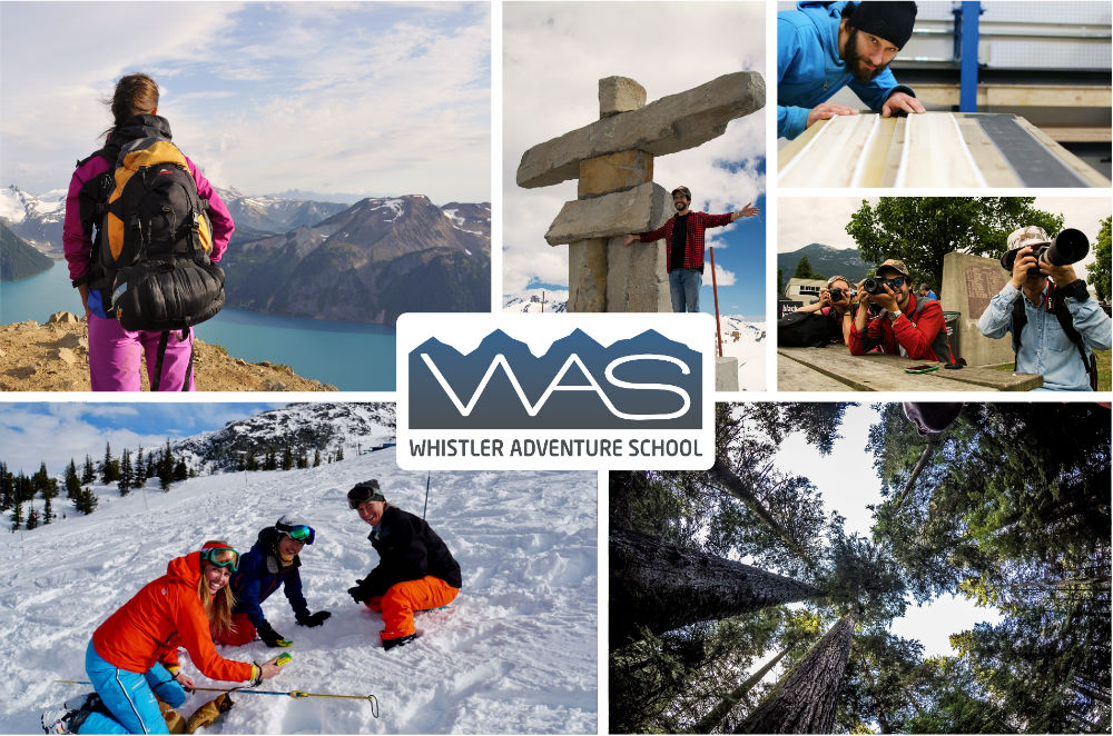 Whistler Adventure School in Canada collage