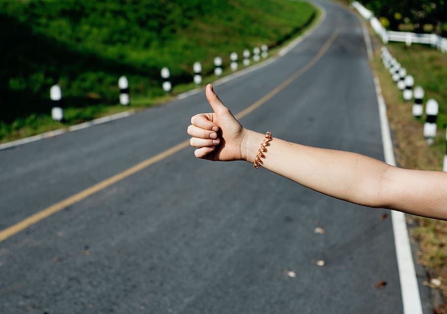 hitchhiking a great way to travel overland pxfuel royalty free image