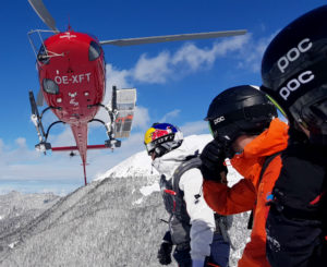 Heli pick up during Review of Turkey Heliski in Ayder in Turkey as a snowboard writer