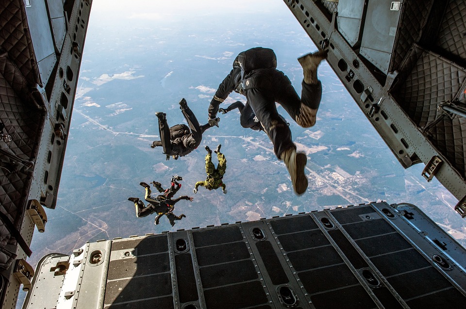 How expensive is skydiving as a hobby Pixabay royalty free image