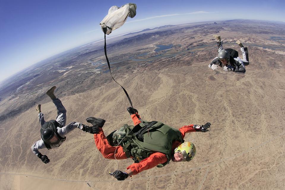 Jump ticket skydive costs How expensive is skydiving as a hobby Pixabay royalty free image