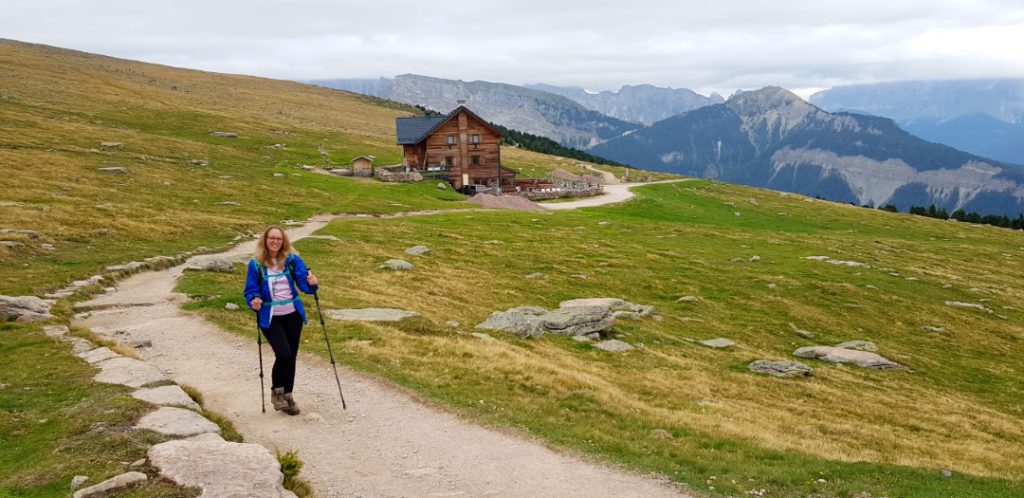 Luxury hiking holiday in the Dolomites above Ortisei