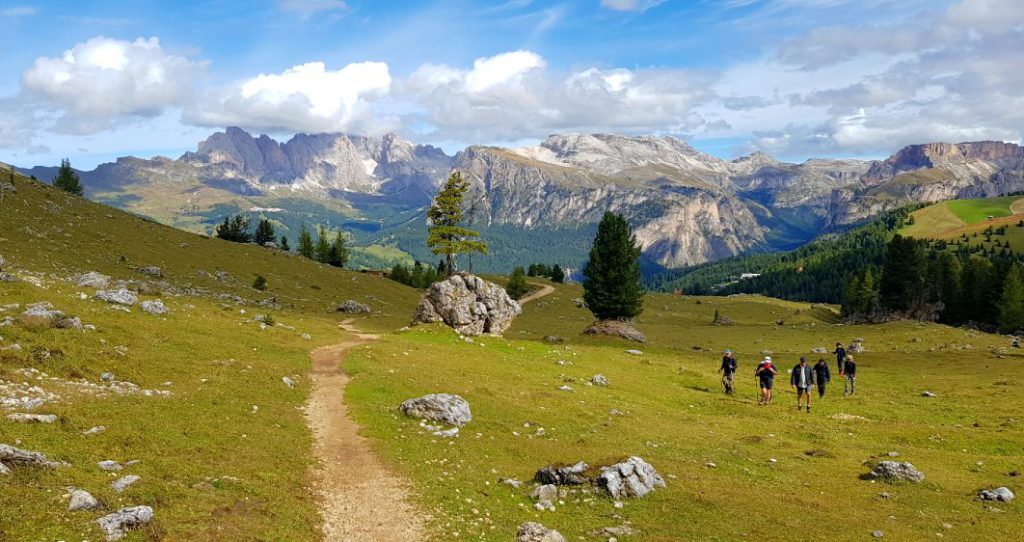 Review of Adler Hotel in Ortisei, Italy guided hike around Sassolungo